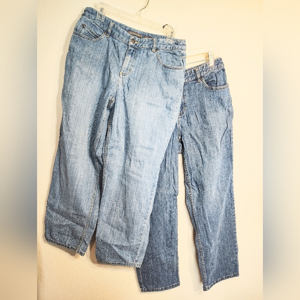Liz Claiborne Petite Blue Denim Jeans Bundle